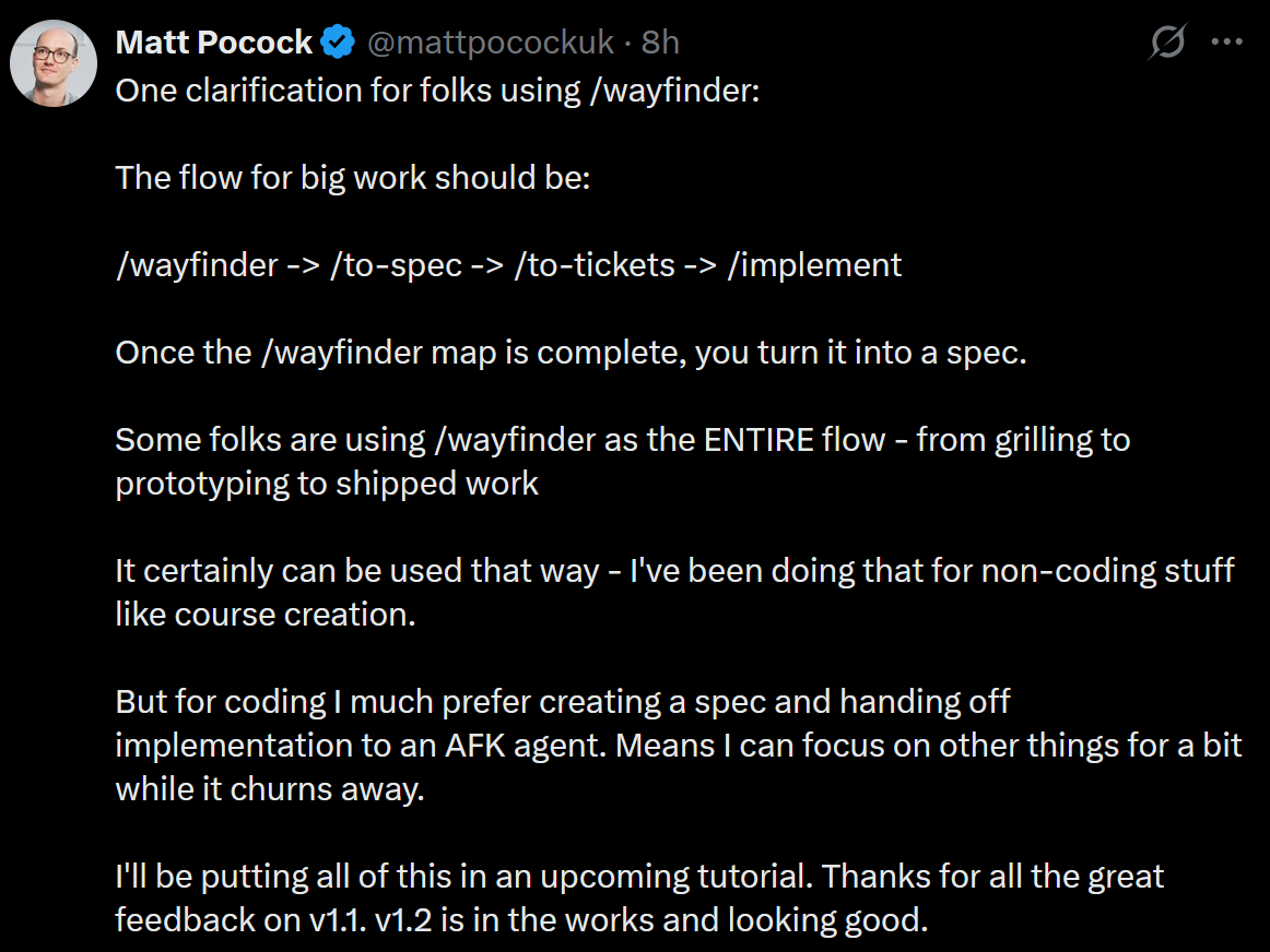 Pocock's workflow